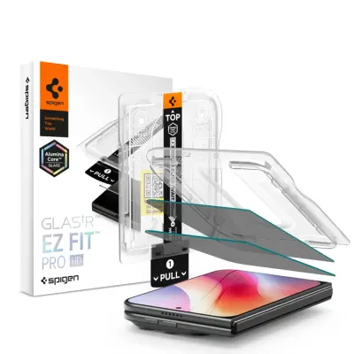 Spigen [2-Pack] Härdat Glas Skärmskydd För iPhone Duo Privacy