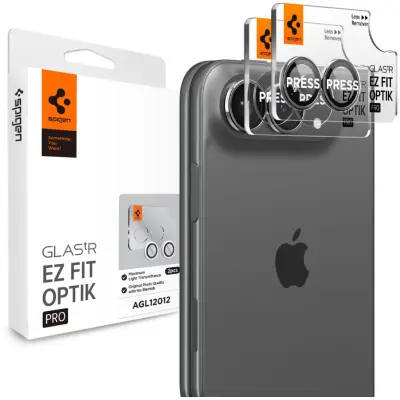 Spigen Glass tR EZ Fit Optik Pro (iPhone Duo) - Vit