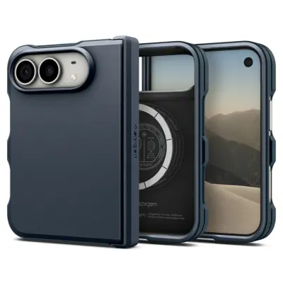 Spigen Mobilskal För iPhone Duo Magsafe Tough Armor - Metal Slate