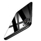 0.3mm Tempered Glass Baksideskydd till Apple iPhone X - Svart