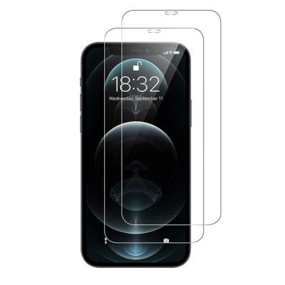 [2-PACK] Härdat glas iPhone 11 Pro / iPhone XS Skärmskydd - Clear