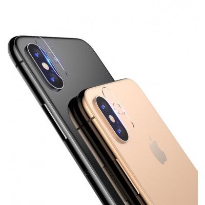 [2-PACK] Kameralinsskydd i Härdat Glas iPhone X/Xs - Clear