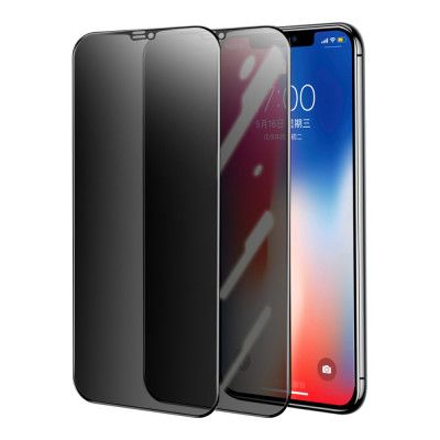 [2-PACK] Privacy Härdat Glas iPhone XS / iPhone 11 Pro Skärmskydd