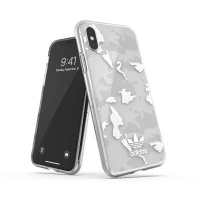 Adidas Snap On Skal till iPhone X/Xs Transparent/Vit