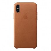 Apple läderfodral till iPhone X/XS, brun