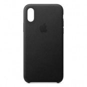Apple Leather Case iPhone X/XS Black