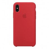 Apple Silikonskal Original för iPhone X/XS - Röd