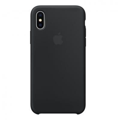 Apple Silikonskal Original för iPhone X/XS - Svart