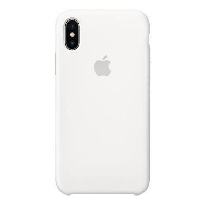 Apple Silikonskal Original för iPhone X/XS - Vit