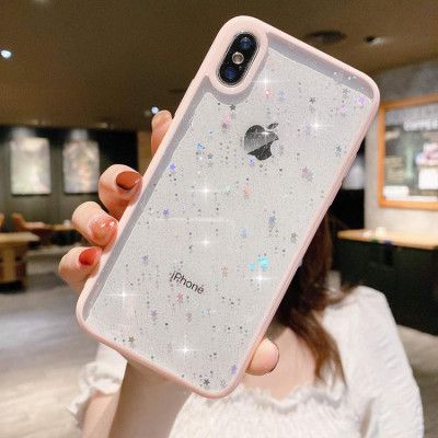 Bling Star Skal till iPhone X/Xs - Rosa