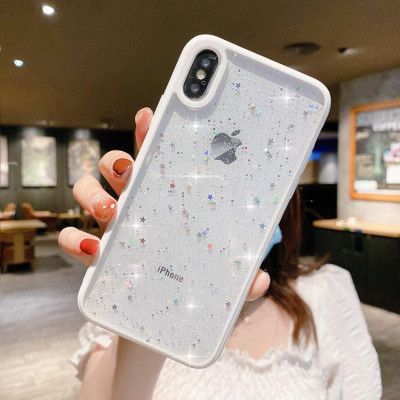 Bling Star Skal till iPhone X/Xs - Vit