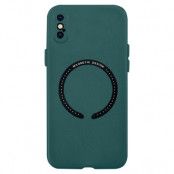BOOM iPhone X/XS Läderskal Magsafe - Grön