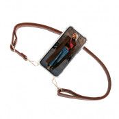 Boom iPhone X/XS skal med mobilhalsband- Strap Brown