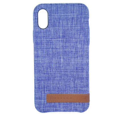 Brecca Fabric Cover iPhone X - Jeans Blue