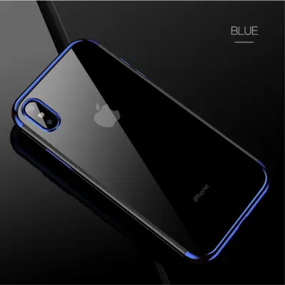 Cafele Electroplating Soft TPU (iPhone X/Xs) - Röd