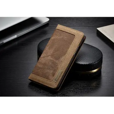 CaseMe Canvas Wallet (iPhone X/Xs) - Blå