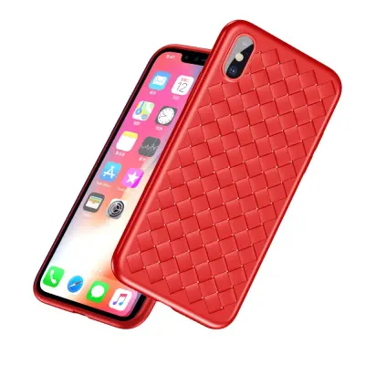 Baseus Woven Case (iPhone X/Xs) - Svart