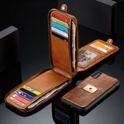 Caseme Plånboksfodral Apple iPhone XS / X - Brun