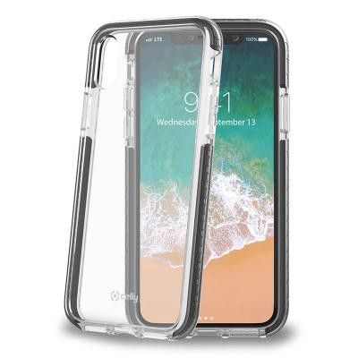 Celly Hexagon Cover iPhone X/Xs Black