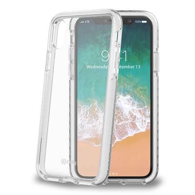 Celly Hexagon Cover iPhone X/Xs White