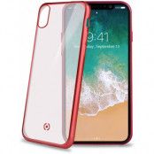 Celly Laser Cover (iPhone X/Xs) - Röd