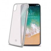 Celly Laser Matt Cover iPhone X Silver