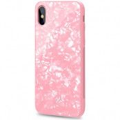 Celly Pearl Back Cover (iPhone X/Xs) - Rosa