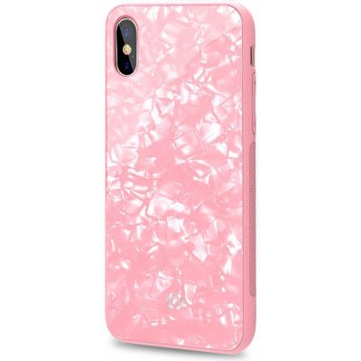 Celly Pearl Back Cover (iPhone X/Xs) - Rosa