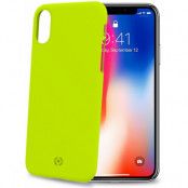 Celly Shock Back Cover (iPhone X/Xs) - Gul