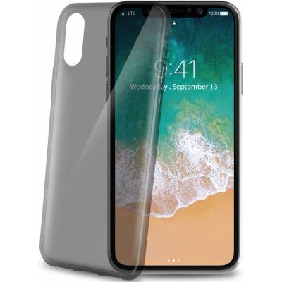 Celly Thin TPU (iPhone X/Xs) - Svart