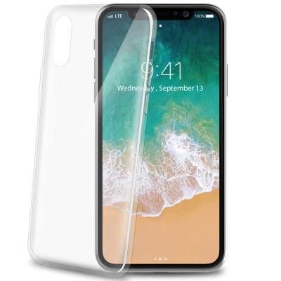 Celly Ultrathin TPU-cover iPhone X - Semi-transparent