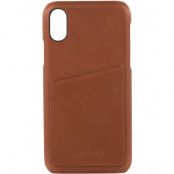 Champion Classic Leather Case (iPhone X/Xs) - Brun
