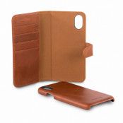 Champion Leather Wallet (iPhone X/Xs) - Ljusbrun