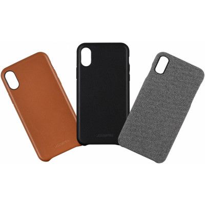 Champion Slim PU-Leather Case (iPhone X/Xs) - Brun