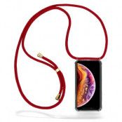 CoveredGear Necklace Case iPhone X - Maroon Cord