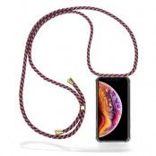 CoveredGear Necklace Case iPhone X - Red Camo Cord