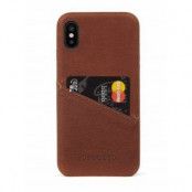 Decoded Leather Back (iPhone X/Xs) - Brun