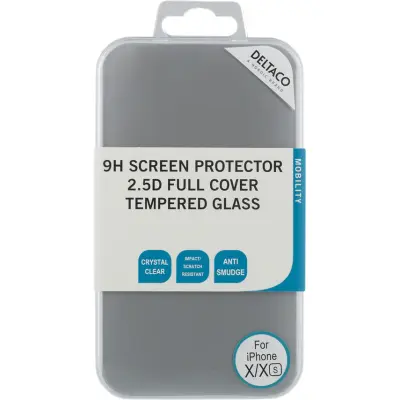 Deltaco 9H Screen Protector 2.5D (iPhone X/Xs)