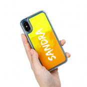 Designa Själv Neon Sand skal iPhone X - Orange