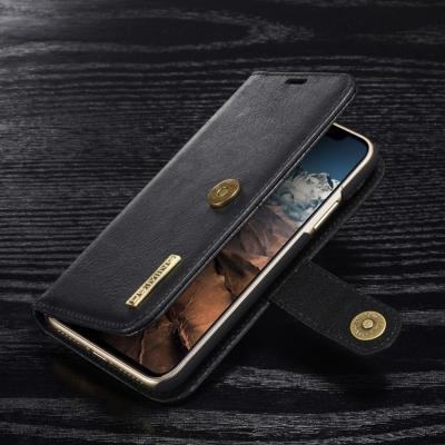 DG.MING 2 in 1 Split Plånboksfodral Apple iPhone XS / X - Svart