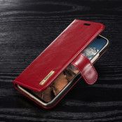 DG.MING Detachable Plånboksfodral till iPhone XS / X - Röd