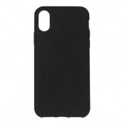 Essentials TPU Sand Cover till iPhone XS / X - Svart
