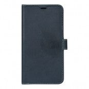Essentials iPhone X/XS, Läder wallet avtagbar, blå