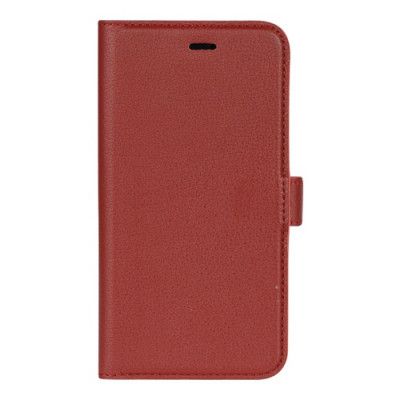 Essentials iPhone X/XS, Läder wallet avtagbar, röd