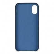 Essentials iPhone X/XS, PU Stripe Cover, blå