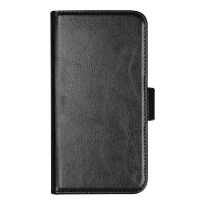 Essentials iPhone X/XS, PU wallet 3 kort avtagbar, svart