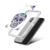 Fashion mobilskal till Apple iPhone X - Blue Skull