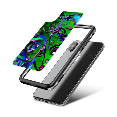 Fashion mobilskal till Apple iPhone X - Green Women