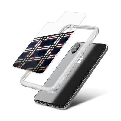 Fashion mobilskal till Apple iPhone X - Half checked