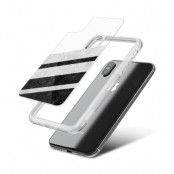 Fashion mobilskal till Apple iPhone X - Half marble stripes